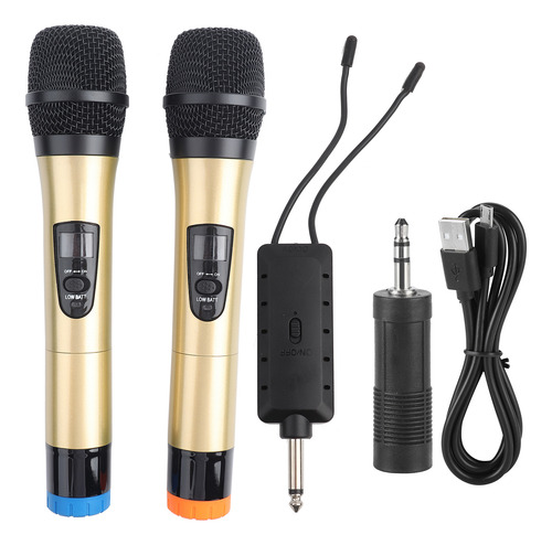 Micrófono De Mano Inalámbrico Vhf Universal Con Receptor