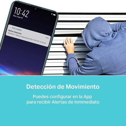 Imagen 9 de 9 de Cámara Seguridad Wifi Tapo C320w Exterior 2k Qhd Sd 64gb