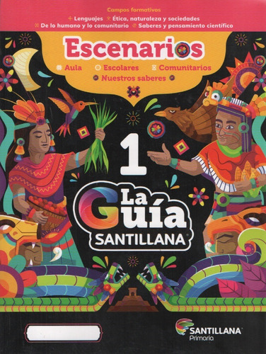 Guía Santillana 1° Escenarios Pública Pack C/4 Libros + Examenes 2023-24, De Antonio Moreno., Vol. 1. Editorial Santillana, Tapa Blanda En Español