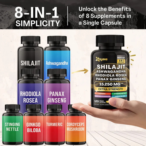 Zoyava Pure Himalayan Shilajit, 9000 Mg Por Porção