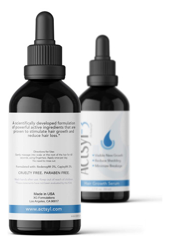 Sérum Para El Crecimiento Del Cabello Actsyl-3 Redensyl 50 M