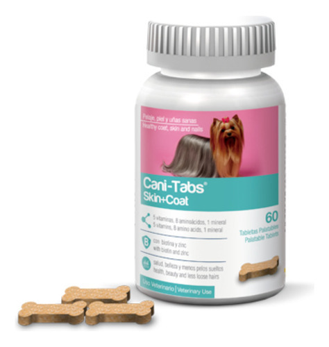 Suplemento Perros 60 Tabletas Cani Tabs Skin Coat Y A