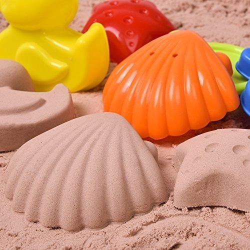 Juego De 19 Juguetes De Arena Para Niños Con Rueda De Arena Y Agua, Moldes De Playa, Balde De Playa Y Pala De Playa, Juguetes Con Forma De Caja De Arena Para Niños Pequeños