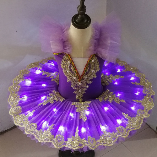 Faldas De Ballet Luminosas Para Niñas, Trajes De Baile