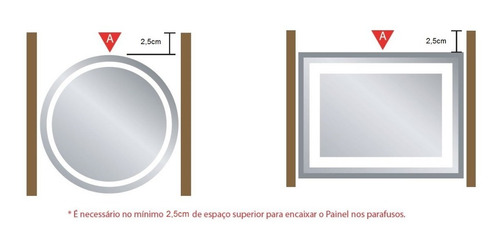 Imagem 5 de 5 de Espelho C/ Iluminação Em Led 79,8x595cm - Estrutura Alumínio