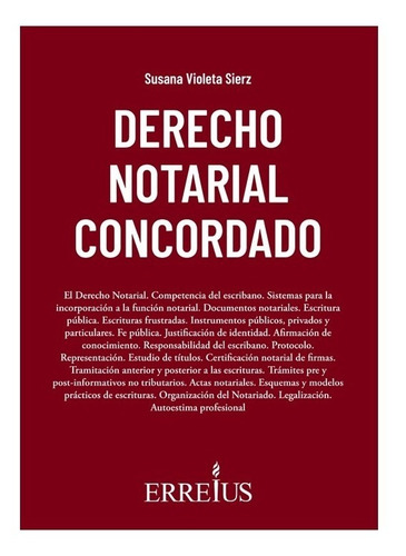 Derecho Notarial Concordado Susana V. Sierz