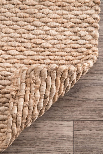 Alfombra Nuloom Tejida De Yute Natural De 60 X 90 Cms