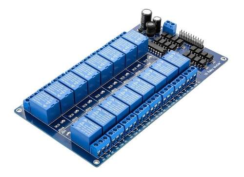 Módulo De 16 Relevadores Con Optoacoplador Arduino 