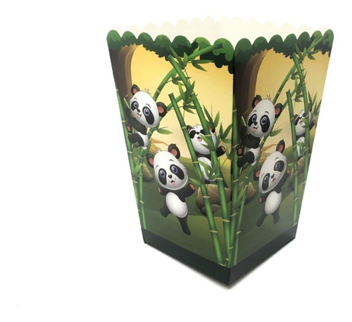 Caja De Pop O Golosinas Panda X 10 Un - Universo Mágico