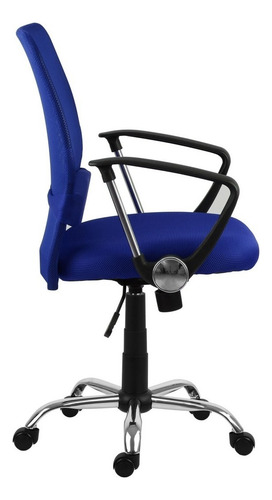 Silla de escritorio MGM Flex Bilbao diretor 03-0011 azul con tapizado de malla