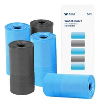 Comprar 100 Bolsas Sanitarias Perro Recoger Heces Popo (5 Rollos) Color