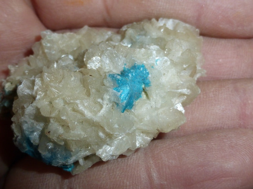 Mineral De Colección Cavansita En Matriz De India