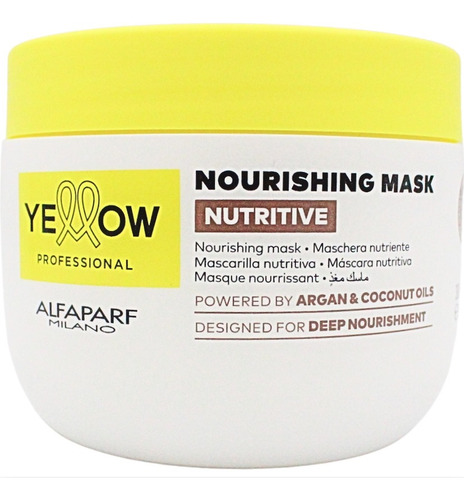 Mascarilla Pelo Seco Yellow Nourishing Mask Nutritive 300 Ml