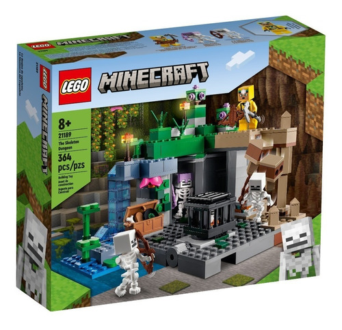 Lego Minecraft La Mazmorra Del Esqueleto 364pzs / Diverti