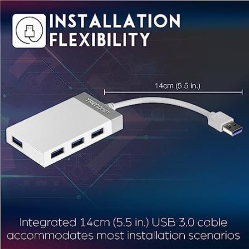 Trendnet Hub Usb 30 De 4 Puertos, Tu3-h4e, Plug & Play, Hub