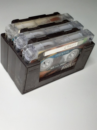 Microcasettes Lote De 3 Phillips - Micro Casettes - Cassetes