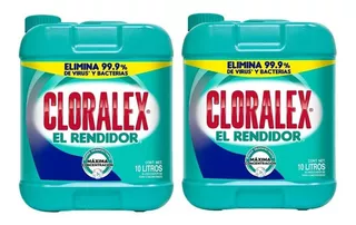 Cloralex Líquido El Rendidor 20 Litros Cloro