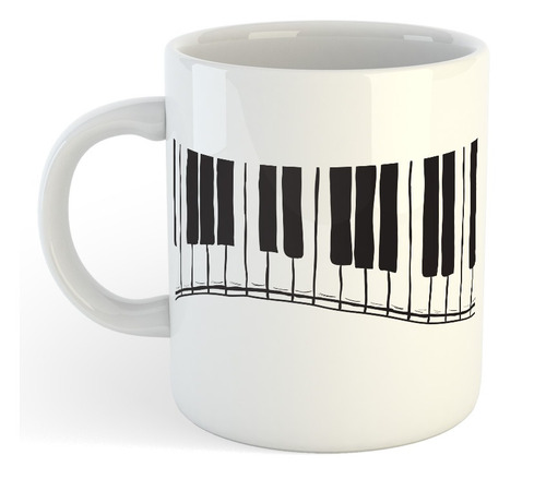 Taza De Plastico Piano Teclado Organo Musica Instrumento M3