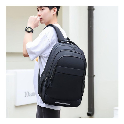 Mochila Urbana Grande Impermeable Reforzada Laptop Bolsillos