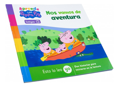 Peppa Pig: Nos Vamos De Aventura, De Hasbro / Eone. Serie Aprende Con Peppa Pig Editorial Altea, Tapa Blanda En Español, 2023