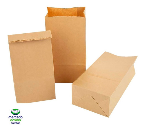 Saco Papel Kraft Embalagem Tam. M Delivery 25und. Fabrica