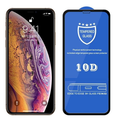 1 Vidrio Templado 10d Protector Pantalla iPhone 12 Pro