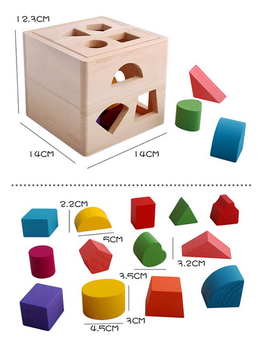 Juguete A Juego Para Clasificar Bloques De Construcción Con