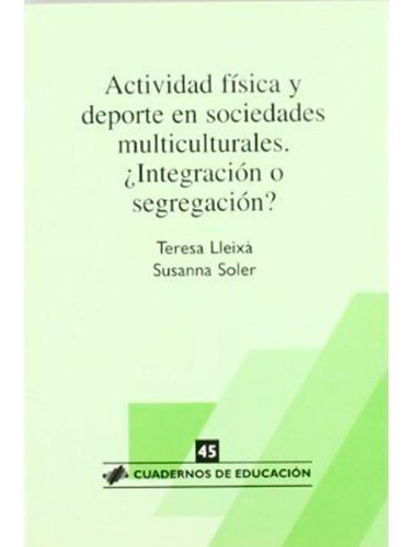 Actividad Física Y Deporte En Sociedades Multiculturales