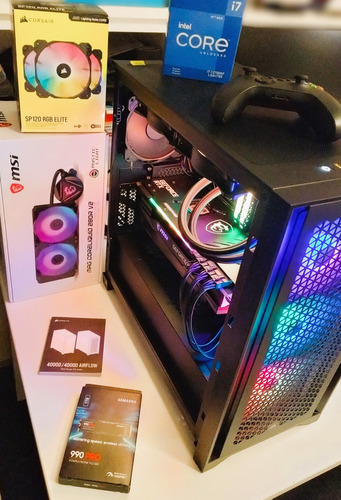 Pc Intel I7 Msi Z690 Rtx3090 24gb 1tb Lg 27gp850 165hz 1440p (Usado)