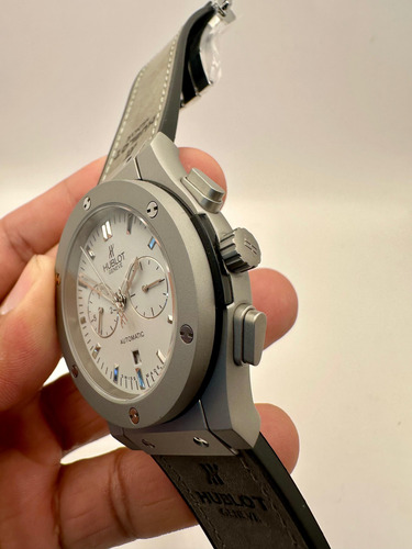 Reloj Automatico Fusion Automatic Cronos Gris Cristal Zafiro Gris Gris Gris (Reacondicionado)