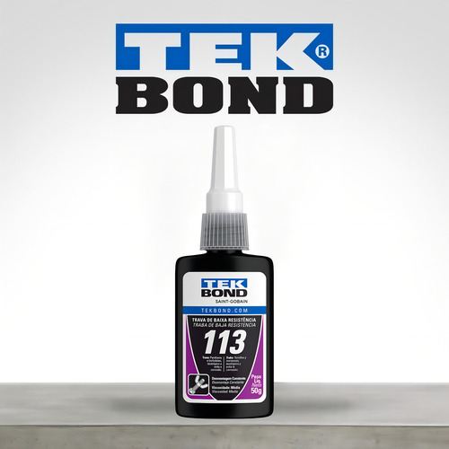 Adhesivo Anaeróbico Traba Rosca Bajo Torque 50g 113 Tekbond