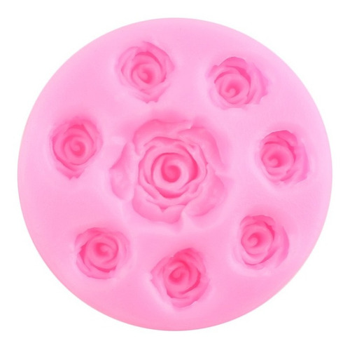 4pcs Molde Silicona Margaritas Rosa Crisantemo Flor Fondant
