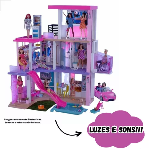 Casa dos sonhos da barbie com piscina