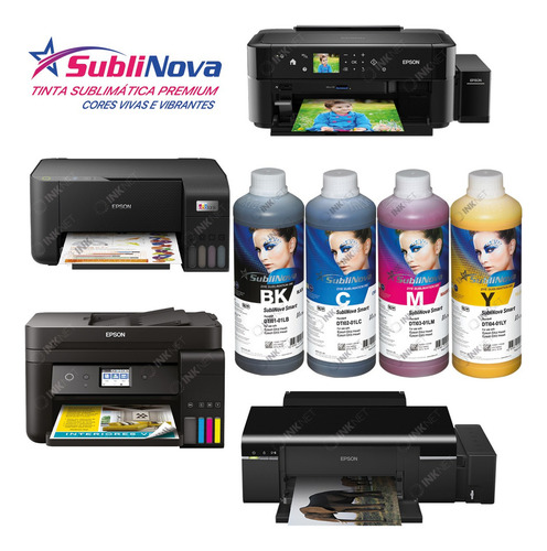 Tinta Sublimatica Inktec Sublinova Smart Dti Ecotank Dx 4l