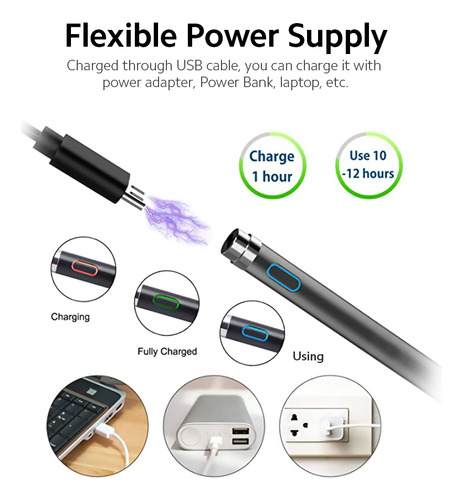 Lápiz Capacitivo Universal Con Punta De Cobre Para Ios/andro