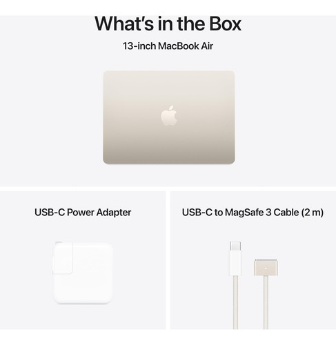 Apple Macbook Air 2025 13'' M4 24gb 512gb Ssd 12mp Starlight
