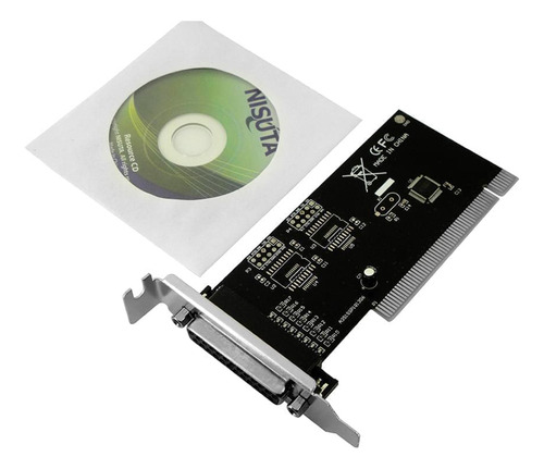 Placa Pci Paralelo De 1 Puerto Low Profile Nisuta Nsplpalp