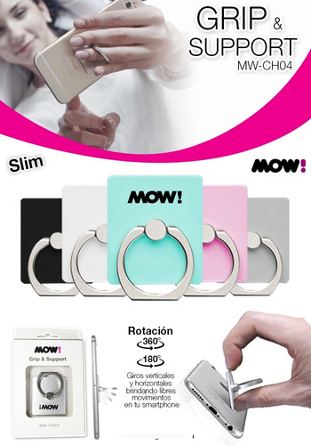 Combo X30 Anillos De Seguridad Y Soporte P/ Smartphone 360°