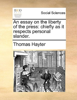 Libro An Essay On The Liberty Of The Press: Chiefly As It...