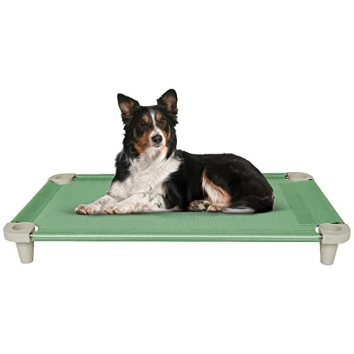 Acrimet Cama Elevada Para Perros Y Mascotas, Tela De Malla L