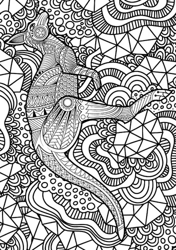 Australian Natives | Libro Anillado Colorear Pintar | Thoc