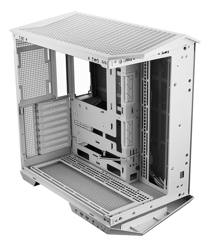 Gabinete Msi Mag Pano 100l Pz White Atx Media Torre Usb-c Blanco
