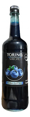 Jarabe/sirope Torino Sabor Mora Gliter Para Bebidas 1 Lt