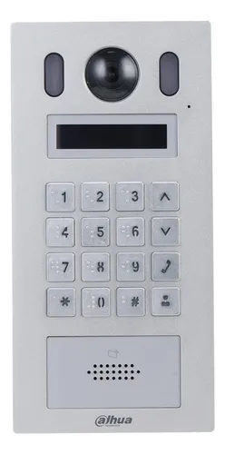 Dahua Vto6221e-p Intercomunicador Ip Vdp 100 Departamentos Color Plateado