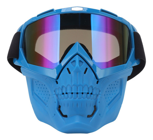 Máscara Para Lentes De Moto Con Forma De Calavera Para Pc, E