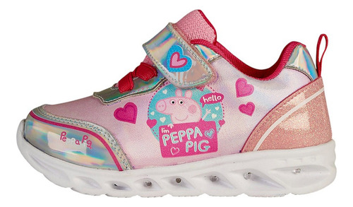 Tenis Con Luces Peppa Pig Para Niña Estilo Pp950021