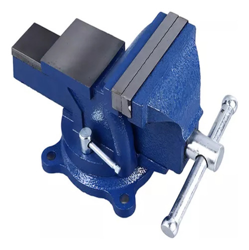Tornillo De Banco 4 Pulgadas 100mm 5kg Pesado Azul