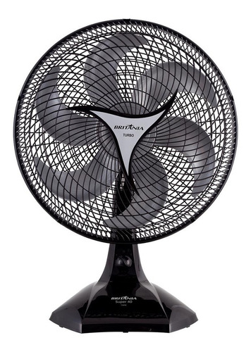 Ventilador De Mesa Briânia 40cm Ventus Super 6 Pás - 220v Cor da estrutura Preto Cor das pás Cinza