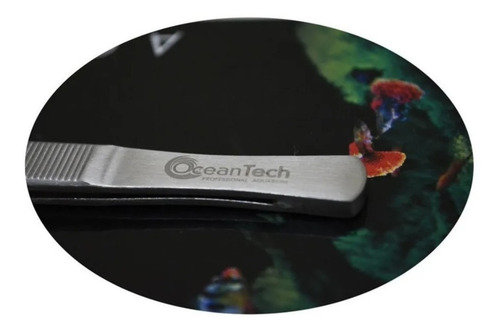 Oceantech Pinça Curva Em Inox 25cm Para Aquários Plantados