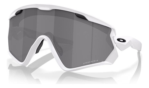 Oculos Oakley Wind Jacket 2.0 Matte White Prizm Black Cor Branco Desenho Liso